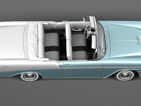 Chevrolet Bel Air 1956 Convertible 3D 모델
