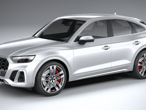 audi sq5 sportback 2021 3D Model