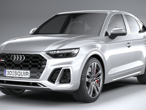 Audi SQ5 Sportback 2021 3D मॉडल
