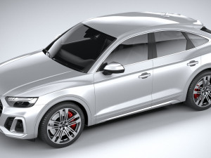 Audi SQ5 Sportback 2021 3D मॉडल