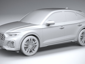 Audi SQ5 Sportback 2021 3D मॉडल