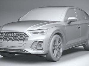 Audi SQ5 Sportback 2021 3D मॉडल