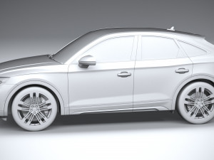 Audi SQ5 Sportback 2021 3D मॉडल