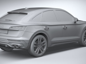 Audi SQ5 Sportback 2021 3D मॉडल