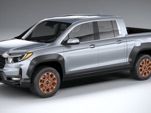 honda ridgeline 2021 3D Model