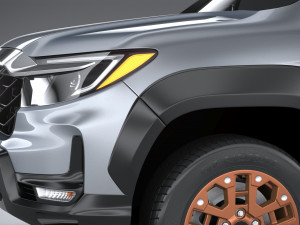Honda Ridgeline 2021 3D Model