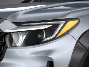 Honda Ridgeline 2021 3D Model