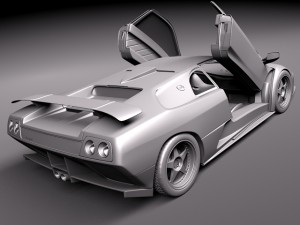 Diablo GT 1999 3D 模型