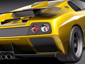 Diablo GT 1999 3D 模型