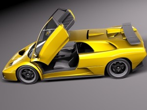Diablo GT 1999 3D 模型