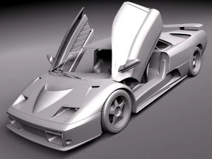 Diablo GT 1999 3D Model