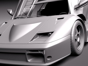 Diablo GT 1999 3D 模型