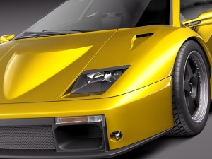 Diablo GT 1999 3D 模型