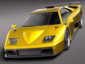 Diablo GT 1999 3D 模型