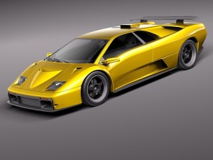 Diablo GT 1999 3D 模型