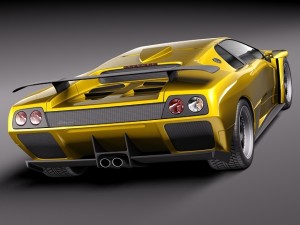Diablo GT 1999 3D 模型