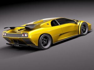 Diablo GT 1999 3D 模型