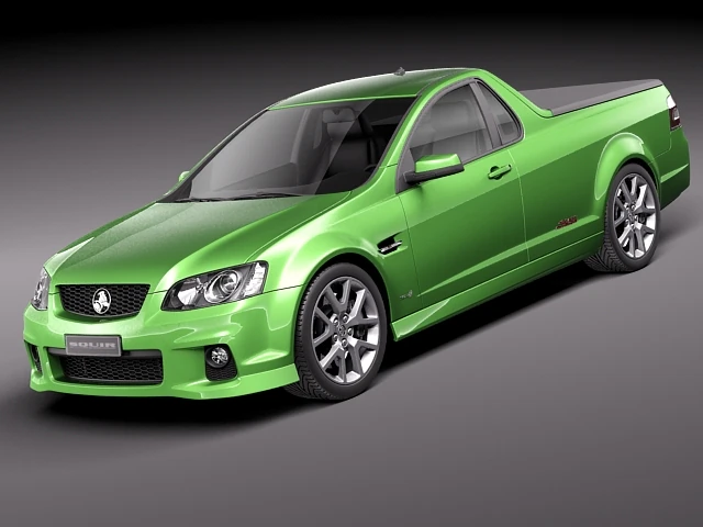 Holden VE II Commodore Ute SSV 2011 3D Model .c4d .max .obj .3ds .fbx .stl .blend