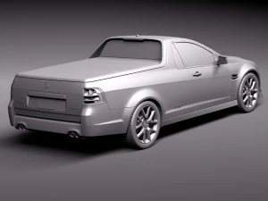 Holden VE II Commodore Ute SSV 2011 3D Model