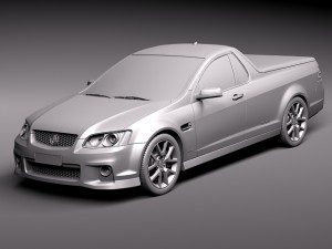 Holden VE II Commodore Ute SSV 2011 3D-Modell