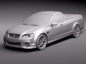 Holden VE II Commodore Ute SSV 2011 3D Model