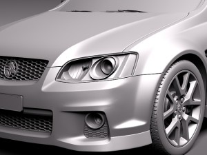 Holden VE II Commodore Ute SSV 2011 3D-Modell