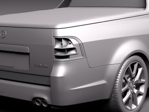 Holden VE II Commodore Ute SSV 2011 3D-Modell