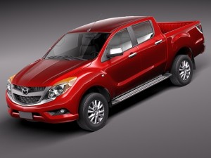 Mazda BT-50 2012 3D-Modell