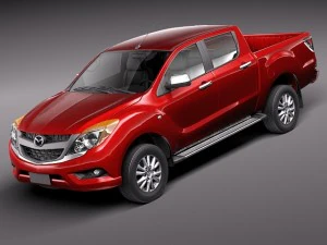 Mazda BT-50 2012 Model 3D