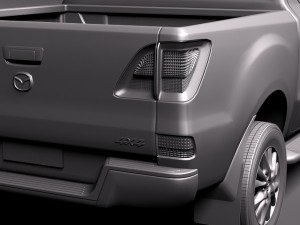 Mazda BT-50 2012 Modelo 3D