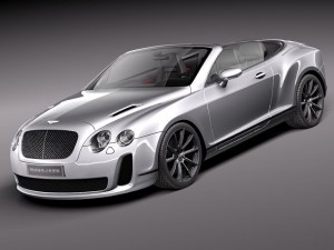 Bentley Continental Supersports Convertible 2011 3D मॉडल