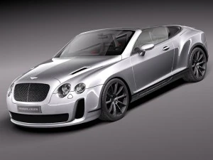 Bentley Kontinental Supersports Convertible 2011 Model 3D