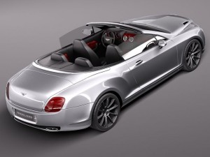 Bentley Continental Supersports Convertible 2011 3D-Modell