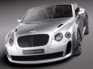 Bentley Continental Supersports Convertible 2011 3D-Modell