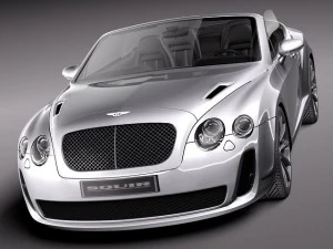 Bentley Continental Supersports Convertible 2011 3D Model