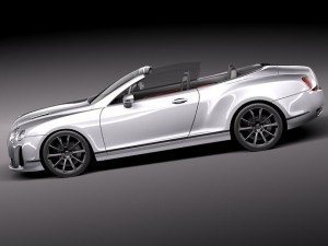 Bentley Continental Supersports Convertible 2011 3D-Modell
