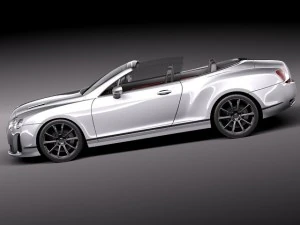 Bentley Continental Supersports Convertible 2011 3D Model