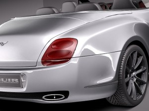 Bentley Continental Supersports Convertible 2011 3D-Modell
