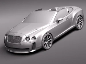 Bentley Continental Supersports Convertible 2011 3D Model