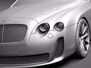 Bentley Continental Supersports Convertible 2011 3D Model