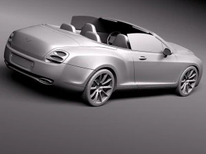 Bentley Continental Supersports Convertible 2011 3D Model
