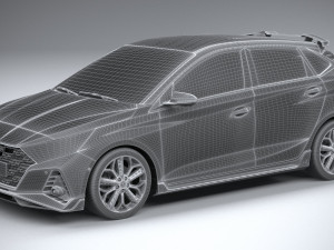 Hyundai i20 N 2021 Model 3D