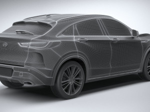 Infiniti QX55 2022 3D Model