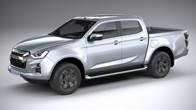 Isuzu D-max 2020 3Dモデル .c4d .max .obj .3ds .fbx .stl .blend
