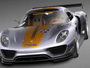 Porsche 918 RSR 2012 Model 3D