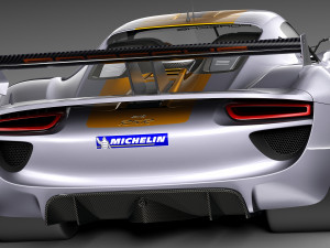 Porsche 918 RSR 2012 Model 3D