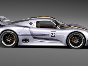 Porsche 918 RSR 2012 Model 3D