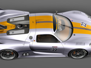 Porsche 918 RSR 2012 Model 3D