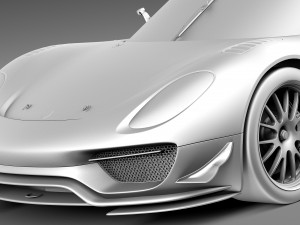 Porsche 918 RSR 2012 Model 3D