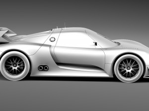 Porsche 918 RSR 2012 Model 3D